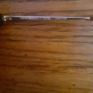 Emporio Armani Black and Silver Glasses